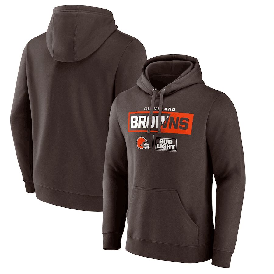Men 2023 NFL Cleveland Browns brown Sweatshirt style 2->cleveland browns->NFL Jersey